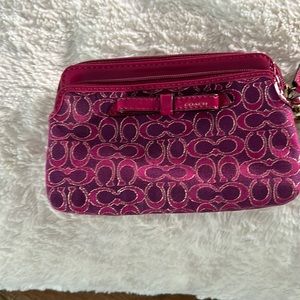 Coach wristlet